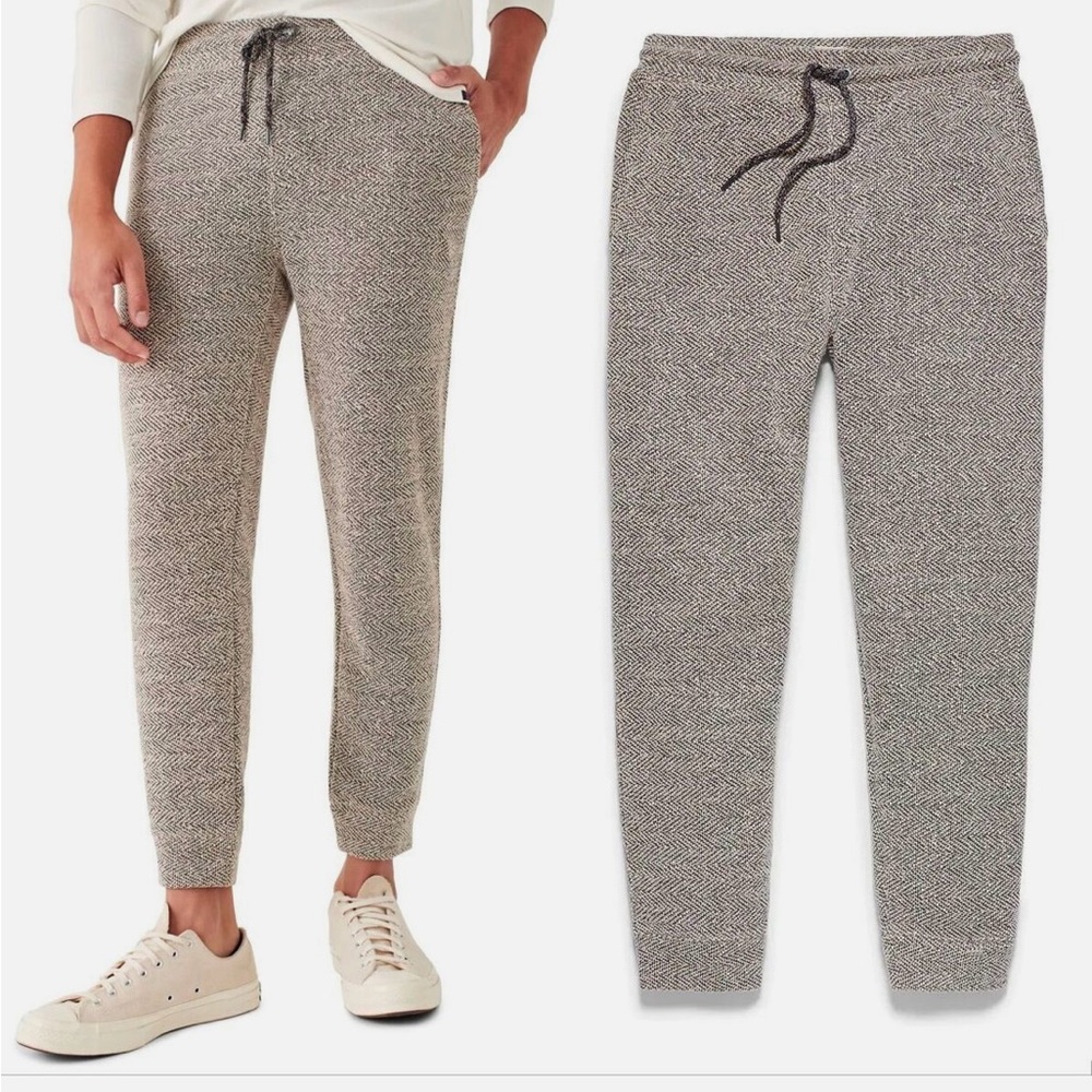 NWOT Faherty Whitewater Herringbone Jogger